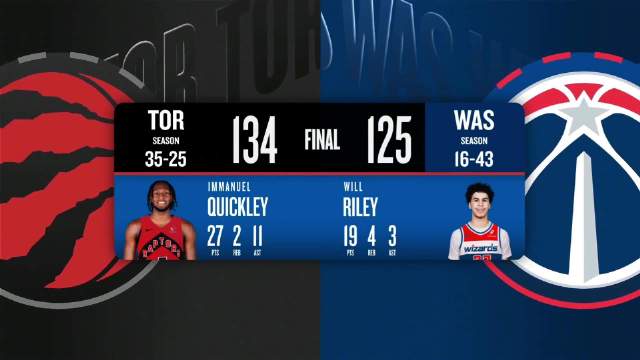 03月01日NBA常规赛 猛龙 - 奇才 全场录像