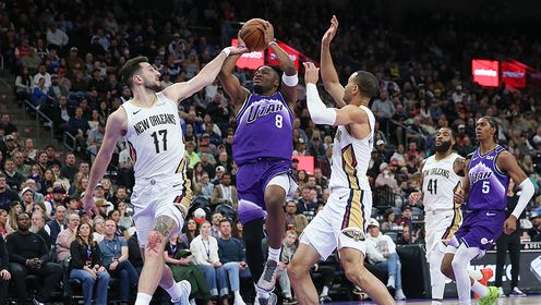 [腾讯全场集锦]🏀鹈鹕再胜送爵士5连败 萨迪克·贝24+6 锡安伤退 乔治复出17分