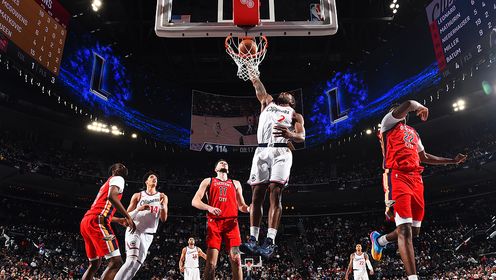 [腾讯全场集锦]🏀快船5人得分15+大胜鹈鹕结束3连败！小卡23+5 费尔斯28分