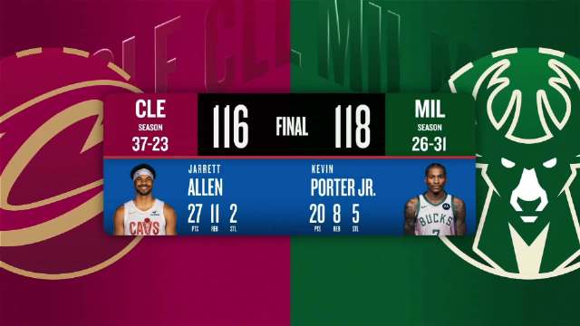 02月26日NBA常规赛 骑士 - 雄鹿 全场录像
