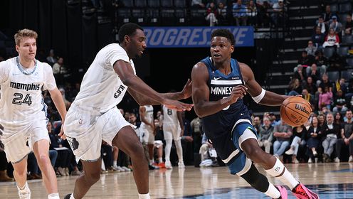 [腾讯全场集锦]🏀灰熊7人上双力擒森林狼止6连败 小贾伦30+6 爱德华兹39+7